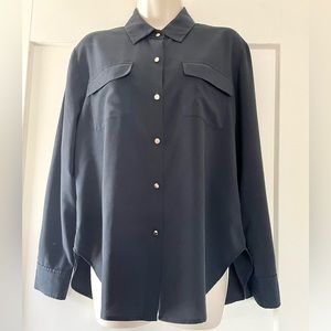 Juicy Couture size 2 black shirt